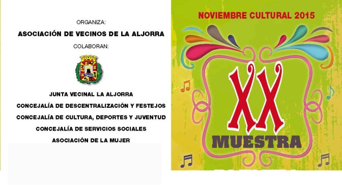 Noviembre Cultural en La Aljorra